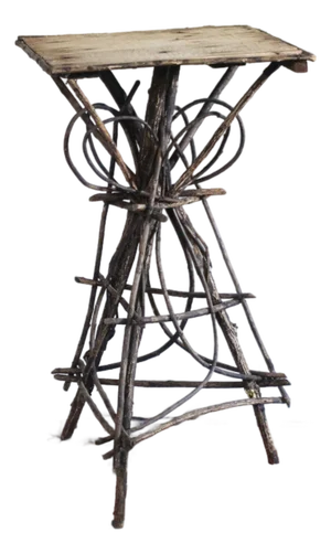 Antique Looped Branch Adirondack Twig Table