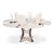 Wood Transitional Round Dining Table, Medium - White Oak With Iron Pedestal For Sale - Image 7 of 11