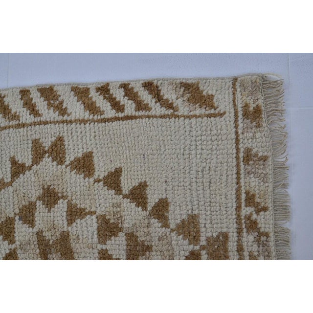 Handmade wool carpet in Turkish Anatolia , Vintage Oushak Rug,Turkish Vintage Anatolian Rug, Handmade wool Rug . One Of...