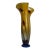 Horia-Constantin Puscariu Signed 17 + Tall Abstract Floral Art Glass Vase For Sale