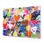 Contemporary Karmic Hearts - Colorful Acrylic Art Original Abstract Heart Mixed Media Street Art Painting on Canvas For Sale - Image 3 of 9