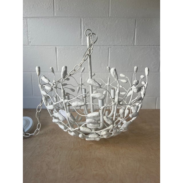 Stray Dog Designs White Landon Chandelier For Sale - Image 11 of 13