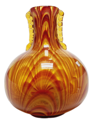 Vintage Glass Vase from HSG Laura, Poland, 1970s