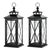 2020s Lirio 20.5" Black Large Outdoor Lantern, Set of 2 For Sale - Image 5 of 5