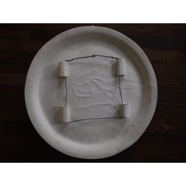 Late 20th Century Vintage Gibson Studio Pottery Ceramic Wall Charger For Sale - Image 5 of 6