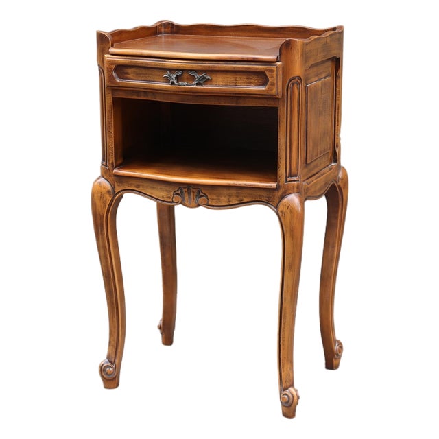 French Vintage Louis XV Style Nightstand For Sale