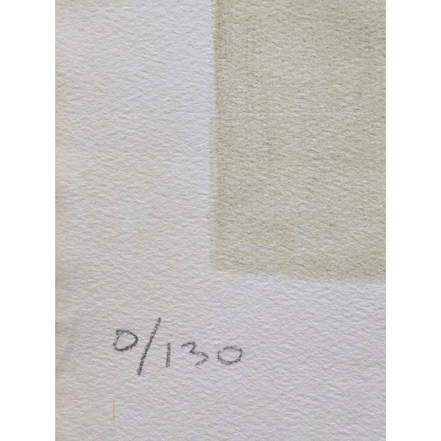 Bernard Villemot, Abstract Shoes, Hand-Signed Original Lithograph, 1971 For Sale - Image 4 of 9