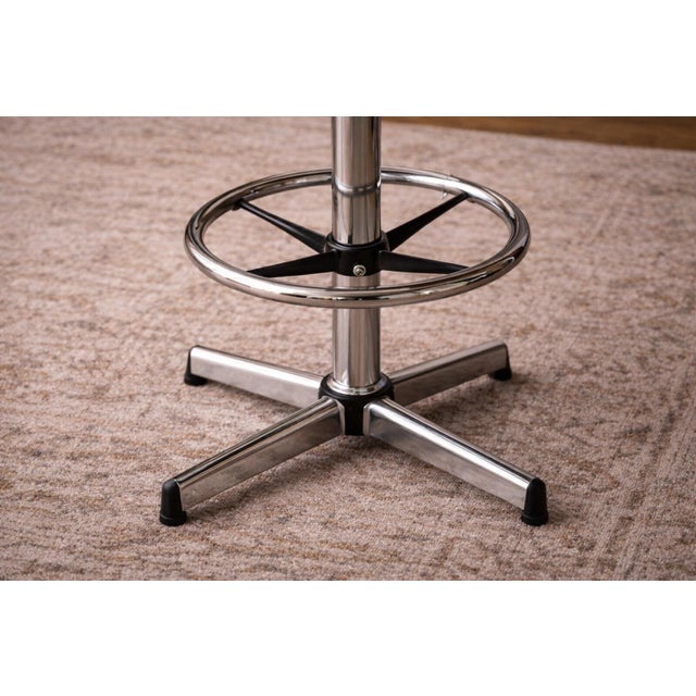 Set of Four Cane-Back Bar Stools, Elaine R. Estate, 1970s For Sale In Los Angeles - Image 6 of 8