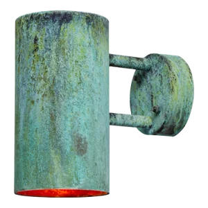 Hans-Agne Jakobsson C627/110 'Rulle' Verdigris Patinated Outdoor Sconce