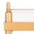 3 Tier Accent Table in Gold For Sale - Image 4 of 8