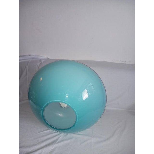 Glass Pendant Light from AV Mazzega For Sale - Image 9 of 14