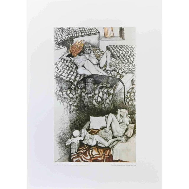 Allegories: The Sleep of Reason is a vintage offset poster realized by the Italian artist Renato Guttuso (Bagheria, 1911 –...