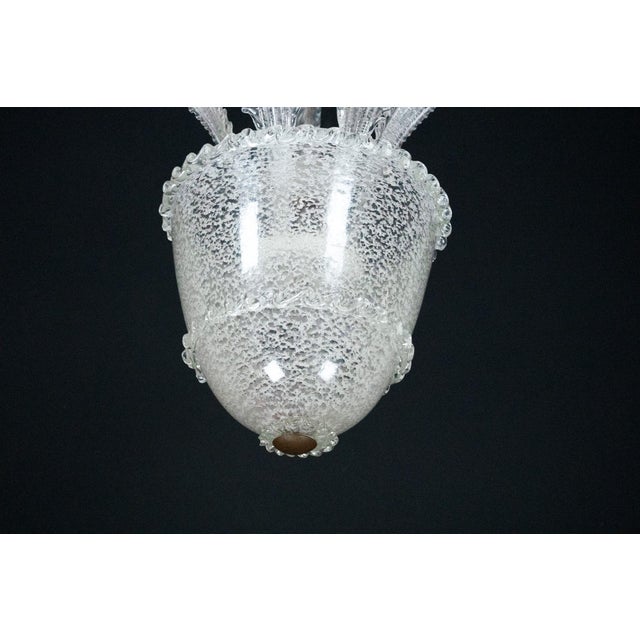 Vintage Italian Murano Glass Pendant Light, 1930s For Sale - Image 6 of 14