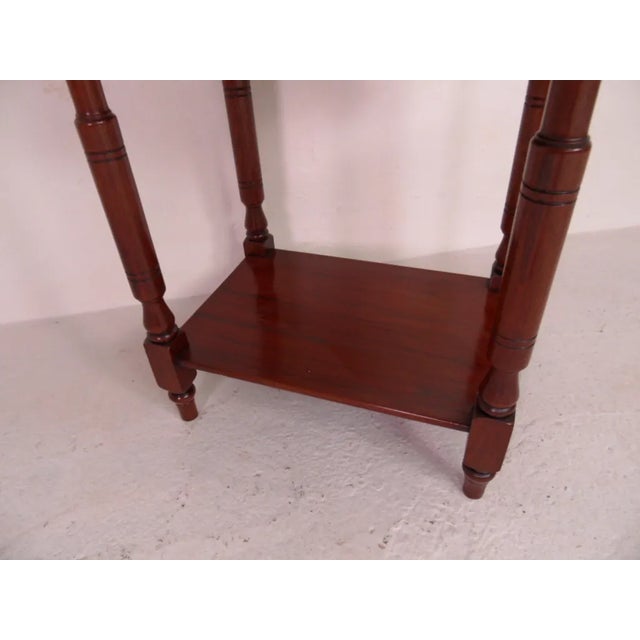 Art Nouveau Mahogany Side Table, 1890s For Sale - Image 3 of 11