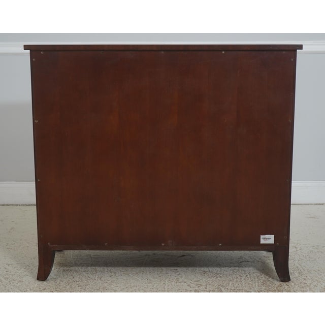 Theodore Alexander Bow Front Mahogany Chest For Sale - Image 16 of 18