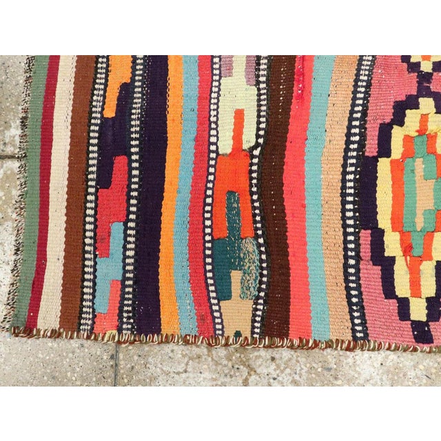 Textile Galerie Shabab Collection Mid-20th Century Persian Flatweave Kilim Rug For Sale - Image 7 of 9