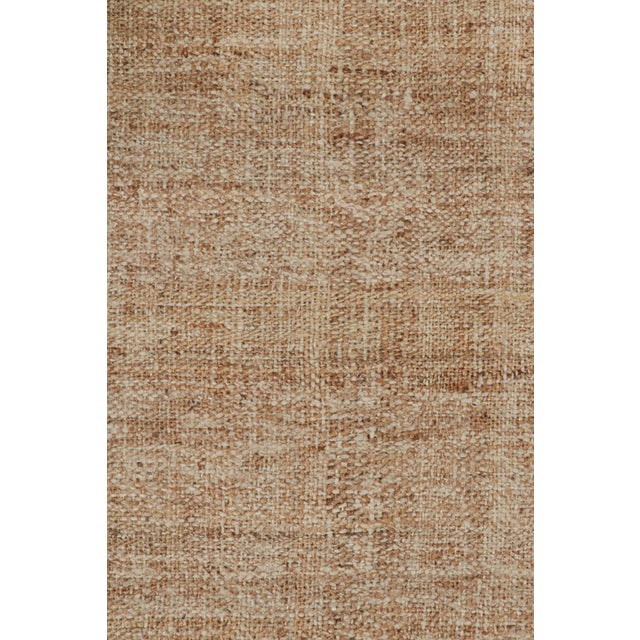 Textile Rug & Kilim’s Contemporary Jute Kilim in Beige-Brown For Sale - Image 7 of 7