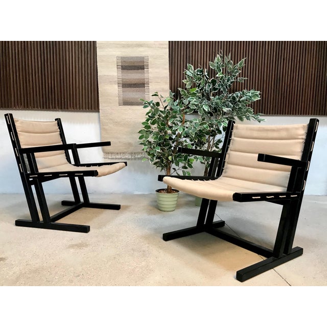 Casala Rope Skid-Base Armchairs from Casala, Set of 2 For Sale - Image 4 of 18