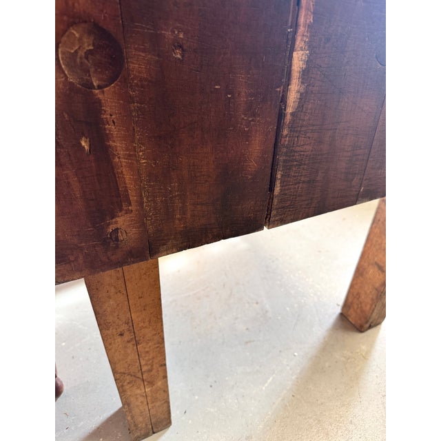 Larger Size John Boos Early 20th Century Butcher Block For Sale - Image 6 of 12