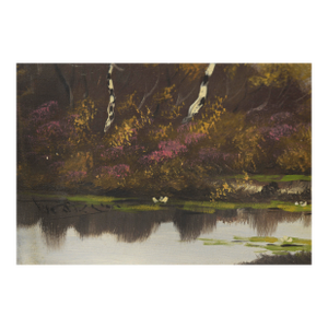 Path Along the River - Oil on Canvas