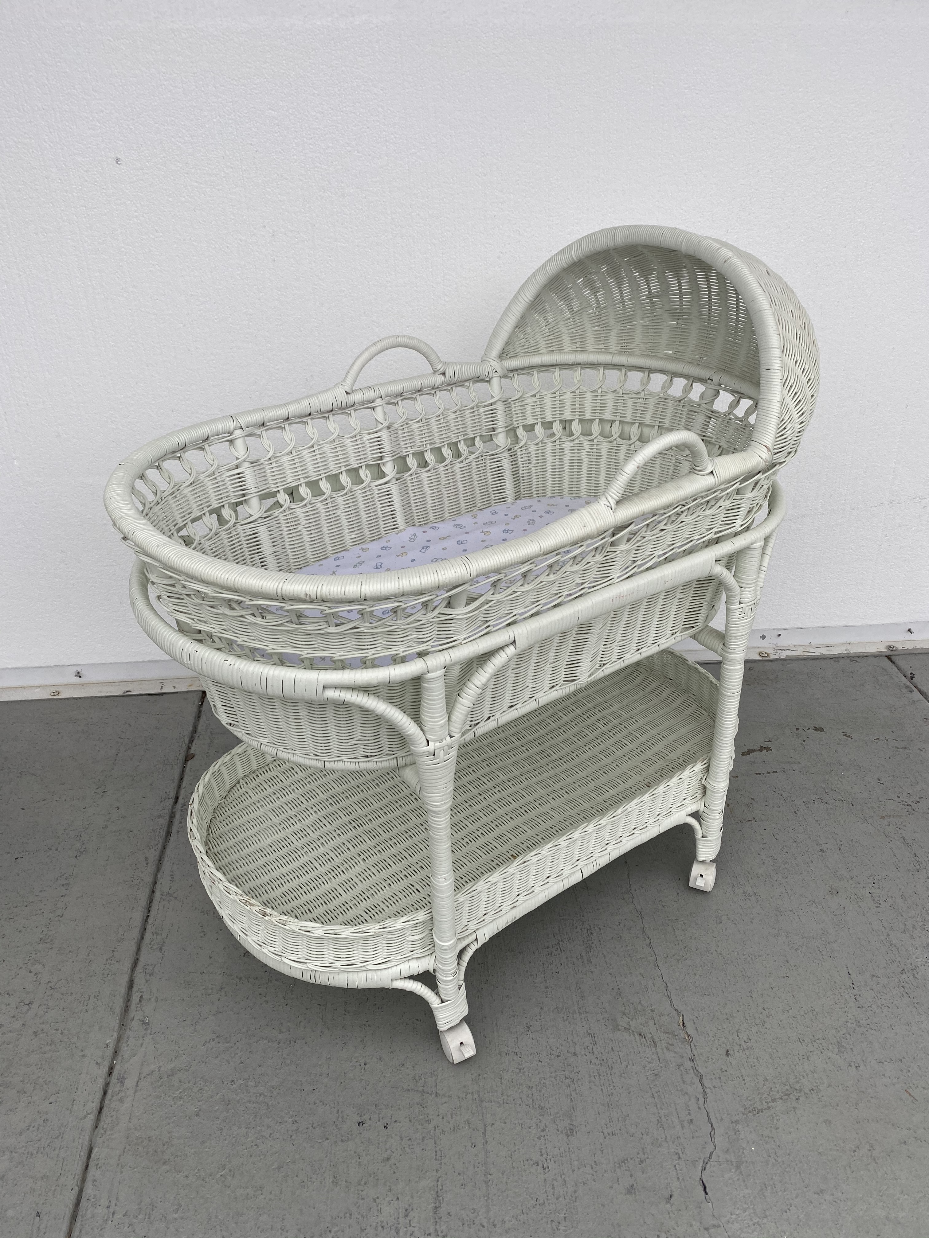 wicker bassinet for sale