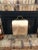 Mid 19th Century Victorian Beveled Edge Mirror and Brass Stand Fire Screen For Sale - Image 13 of 13