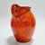 Orange Vintage Orange Glazed Ceramic Face Jug, 1960s For Sale - Image 8 of 15