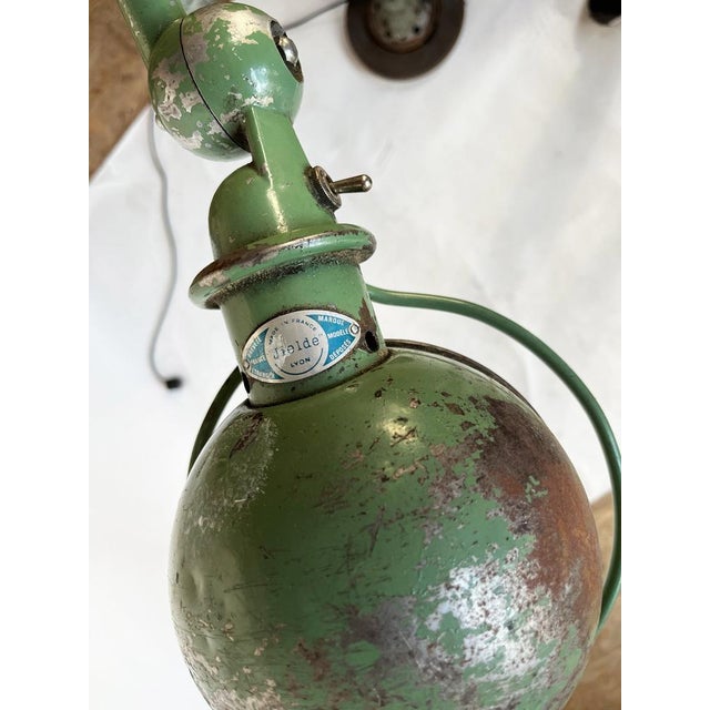 Green Signal Floor Lamp from Jieldé, 1950s For Sale - Image 8 of 9