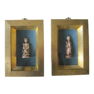 Vintage Asian Shadow Box, B&s Creations