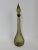 Mid-Century Modern Olive Green Glass Geni Bottle Decanter For Sale - Image 4 of 9