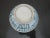 Chinese Ming Style Celadon Blue Geometric Underglaze Rustic 5" Footed Bowl For Sale In Portland, OR - Image 6 of 6