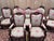 Napoleon III 9-Piece Living Room Set in Mahogany with Rose Fabric For Sale - Image 3 of 11