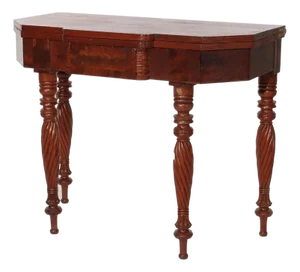 Antique Sheraton Mahogany Card Table C1830