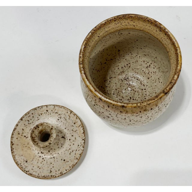 Vintage Studio Pottery Creamer and Sugar Pair For Sale - Image 11 of 12