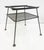 Woodard Furniture Co. Mid-Century Woodard Sculptura Iron Garden Table With Marble Top Added For Sale - Image 4 of 6