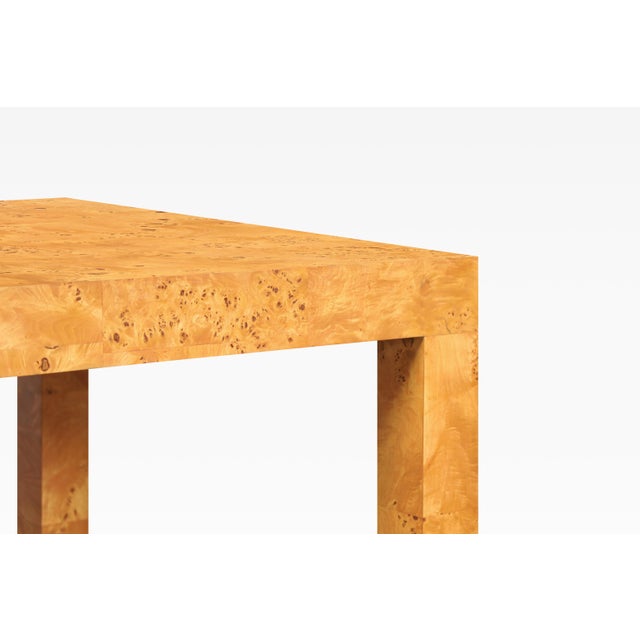 1970s Mid-Century Burl Wood Dining Table by Milo Baughman for Thayer Coggin For Sale In Los Angeles - Image 6 of 12