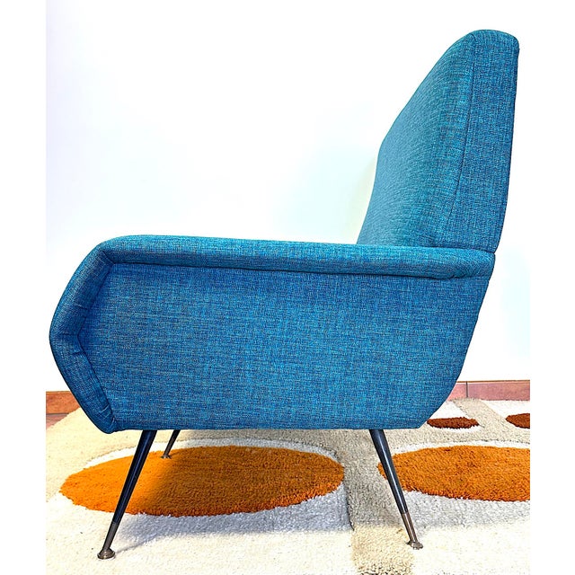 Wood 3-Seater Sofa by Gigi Radice for Minotti, Italy, 1960s For Sale - Image 7 of 11