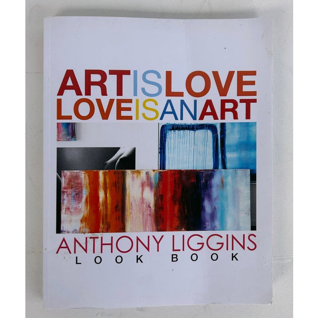 Red Anthony Liggins Abstract Acrylic Painting and Signed Book "Who Loves You Baby" - Set of 2 For Sale - Image 8 of 13