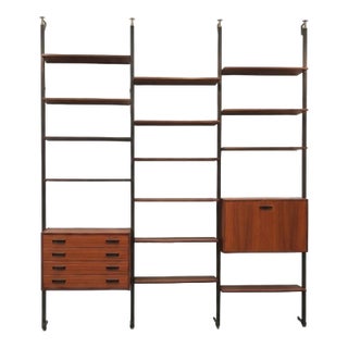 Giulia Floor-to-Ceiling Bookcase, Italy, 1960s For Sale