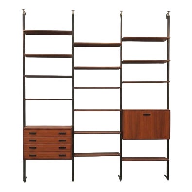 Giulia Floor-to-Ceiling Bookcase, Italy, 1960s For Sale