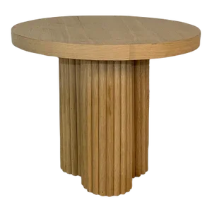 Four Curves Side table reeded edition -made to order