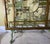 Exquisite Antique Bronze & Brass Fireplace Screen - A Statement Beauty For Sale - Image 4 of 12