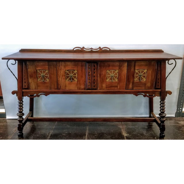 Life Time Furniture Grand Rapids Michigan Made Espana Monterey Tudor Spanish Style Sideboard Chairish