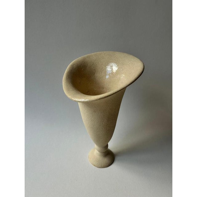 Lys Sculptural Vase in Glazed Stoneware by Thalia Dalecky For Sale - Image 4 of 9