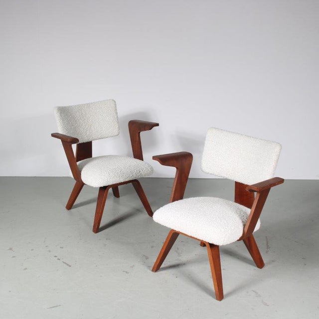 Easy Chair by Cor Alons for De Boer Gouda, Netherlands, 1950 For Sale - Image 3 of 18