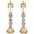 Pair of Rock Crystal Table Lamps with Giltwood Bases, Italy, 1970s For Sale - Image 4 of 4