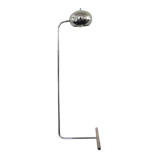 1970s Mid Century Modern Chrome Floor Lamp For Sale