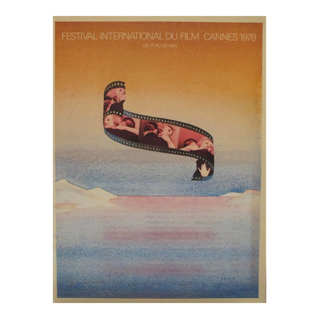 1983 Original French Poster, Festival International Du Film Cannes (1978) For Sale