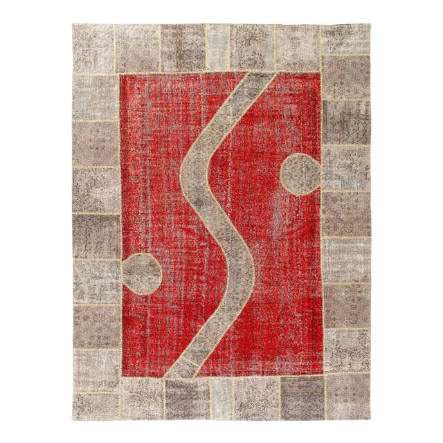 Pasargad Red Turkish Patchwork For Sale