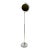 Italian Modern Two -Tone Chrome and Brass Standing Mirror Mid 20th Century- Regency- In the Style of Romeo Rega For Sale